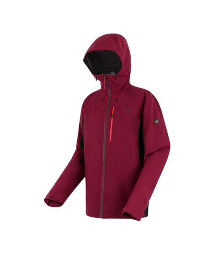 Veste Imperméable Birchdale Homme Pourpre Foncé Noir Regatta