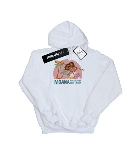 Disney - Sweat à capuche MOANA READ THE SEA - Femme (Blanc) - UTBI11567