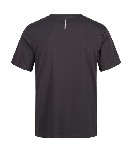 Regatta Mens Pro Reflective Moisture Wicking T-Shirt (Seal Grey)