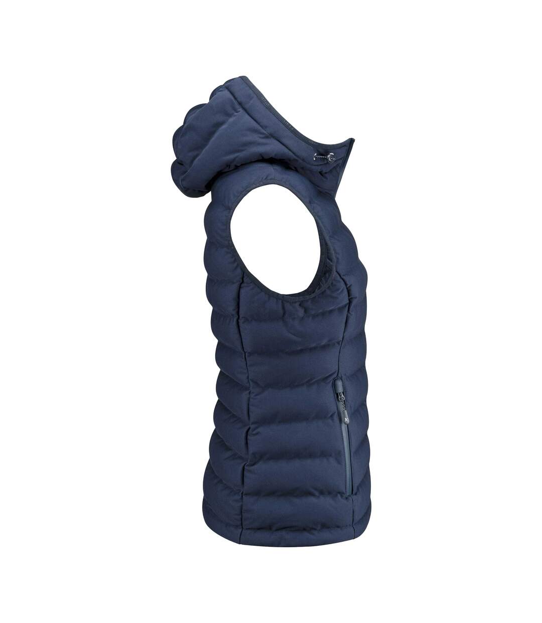 Womens/ladies Woodlake Heights Padded Gilet Navy James Harvest-4