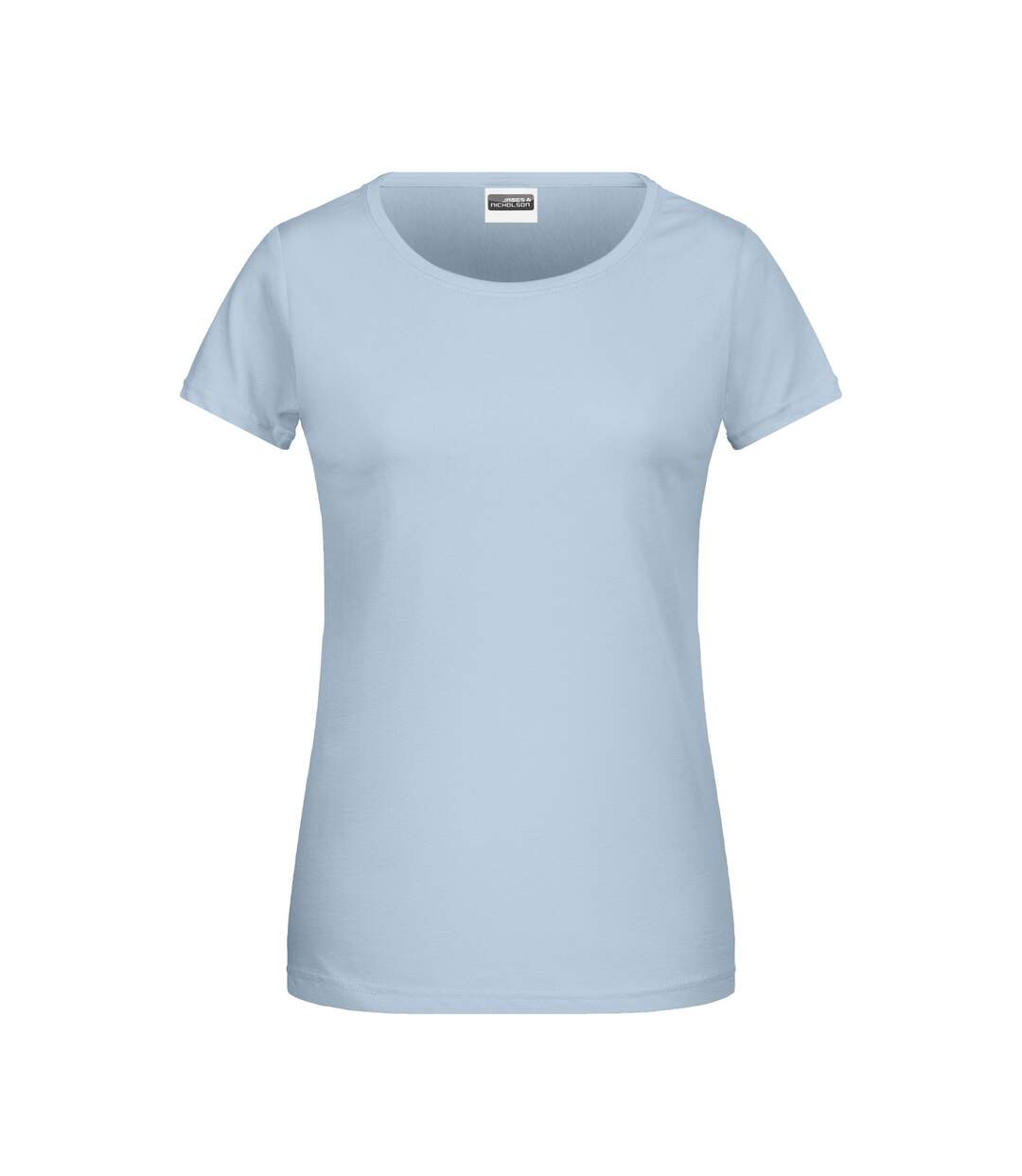 T-shirt Basic Femme Bleu Clair James And Nicholson-1