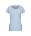 T-shirt Basic Femme Bleu Clair James And Nicholson-1