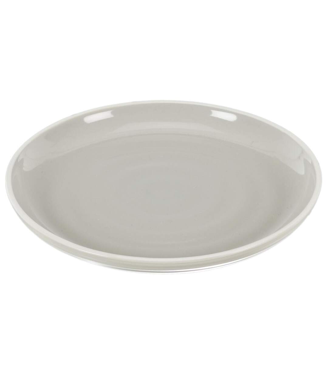 Lot de 6 Assiettes à Dessert Bicolore Mania 20cm Gris-2