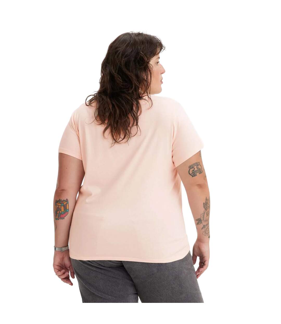 T-shirt the perfect femme rose blush Levis-2