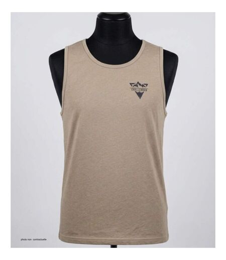 Débardeur homme Challenger SOLEIL taupe — Confort pur coton jersey peigné