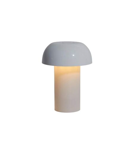 Lampe à Poser LED & Diffuseur Champignon 19cm Blanc