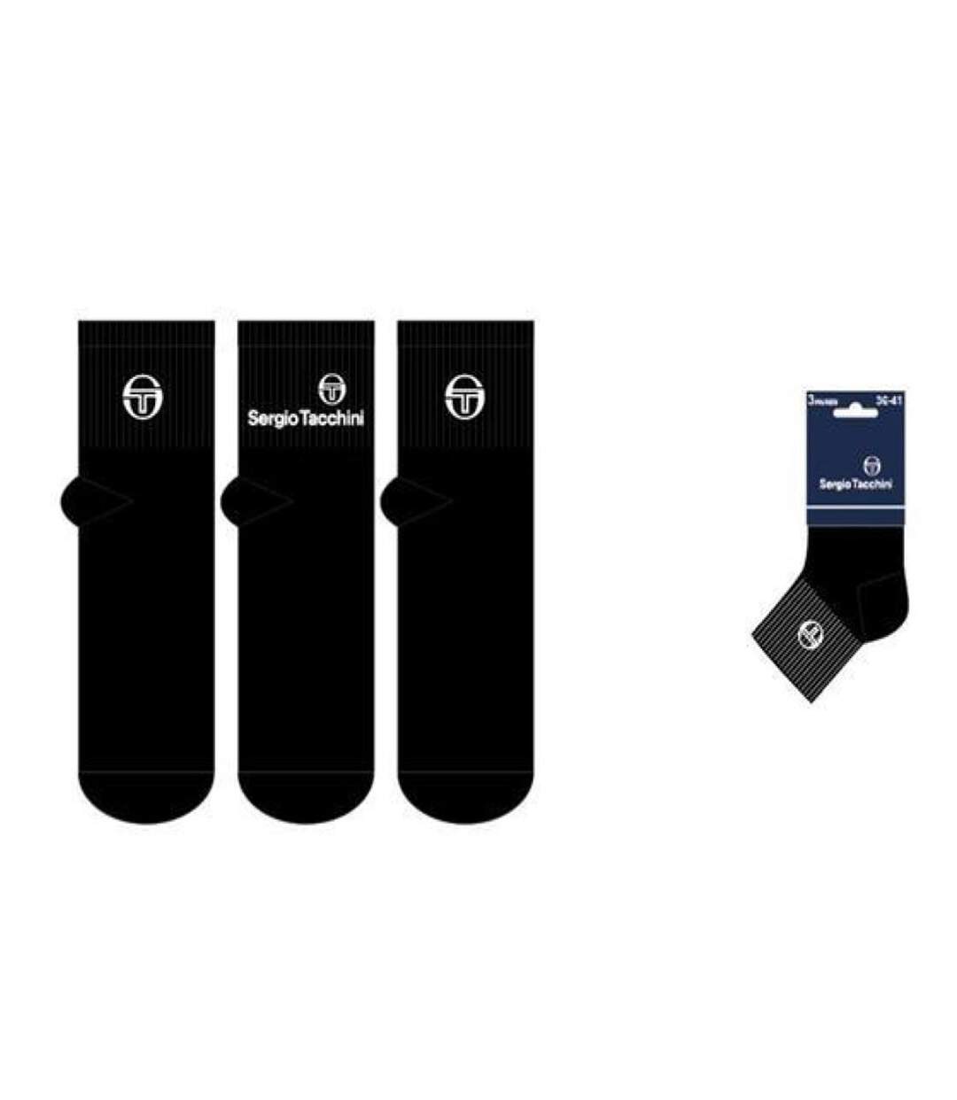 Chaussettes Femme QUARTER SERGIO TACCHINI Pack de 12 Paires 3167-5