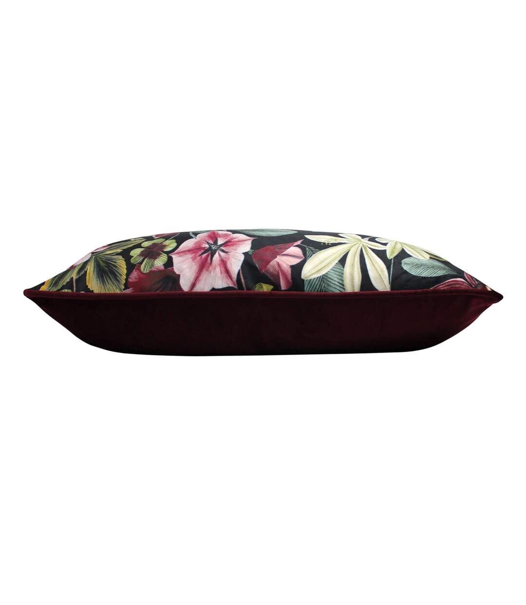 Midnight garden aquilegia cushion cover 40cm x 60cm shiraz Evans Lichfield