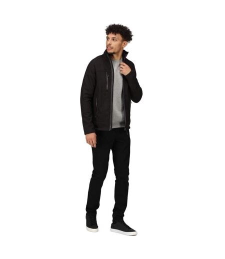 Mens Soft Shell Jacket Black Regatta Professional