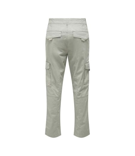 Pantalon cargo gris clair homme only & sons dean