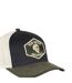 Casquette trucker semi curve visiere en velours avec badge Vondutch-5