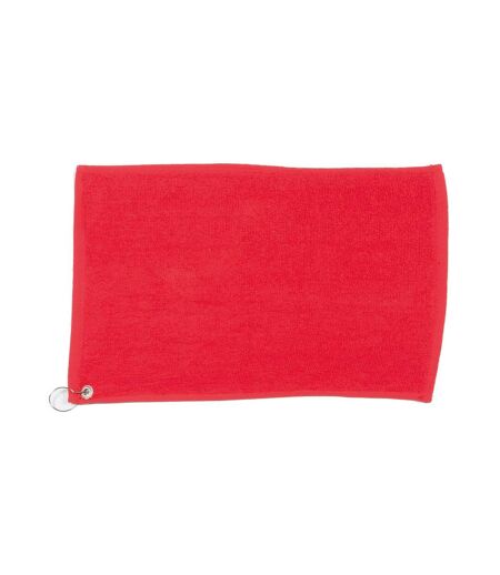 Towel City - Serviette de golf LUXURY (Rouge) (Taille unique) - UTPC7239