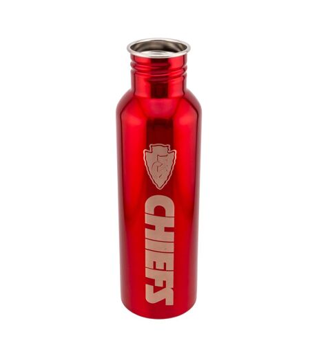 Kansas City Chiefs Stainless Steel Water Bottle (Red/Gold) (One Size) - UTTA11754