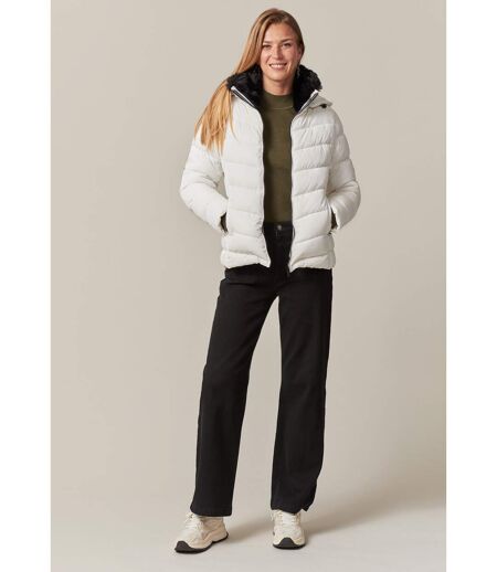 Blouson manche longues avec col imitation fourrure pour femme MATTIA