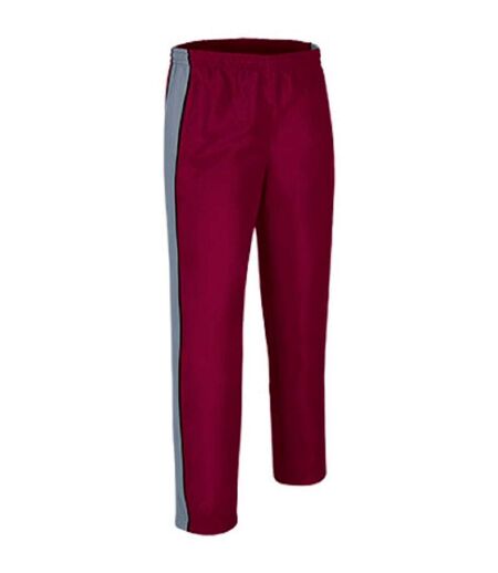 Pantalon de sport - Homme - REF MATCHPOINT - rouge bordeau et gris
