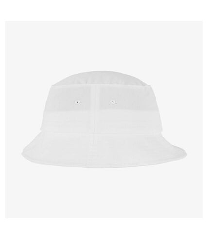 Flexfit Cotton Twill Bucket Hat (White)
