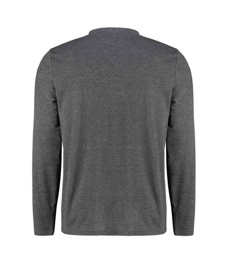 Kustom Kit Mens Superwash 60C Long-Sleeved T-Shirt (Dark Grey Marl)