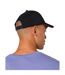 Casquette De Baseball Accelerate Noir Rouge Beechfield-3