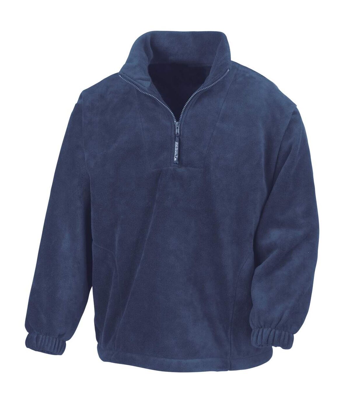 Result Unlined Active 1/4 Zip Anti-Pilling Fleece Top (Navy Blue) - UTBC920