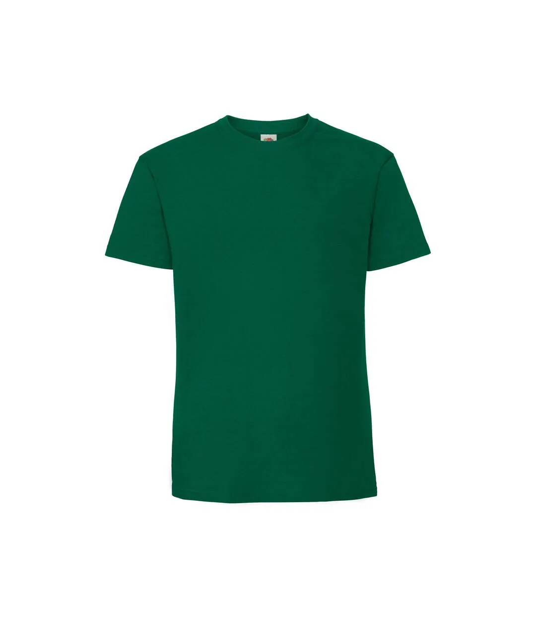 T-shirt Iconic Premium Homme Vert Fruit Of The Loom-2