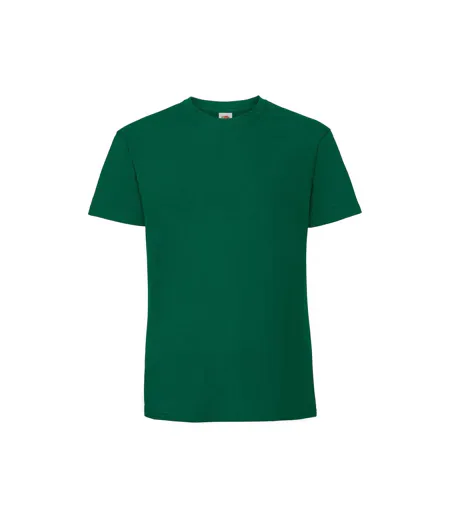 T-shirt Iconic Premium Homme Vert Fruit Of The Loom