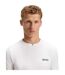 T-shirt Motif/style À Rayures Toc Homme Blanc Boss-4