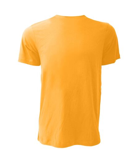 Canvas t-shirt jersey hommes jaune Bella + Canvas