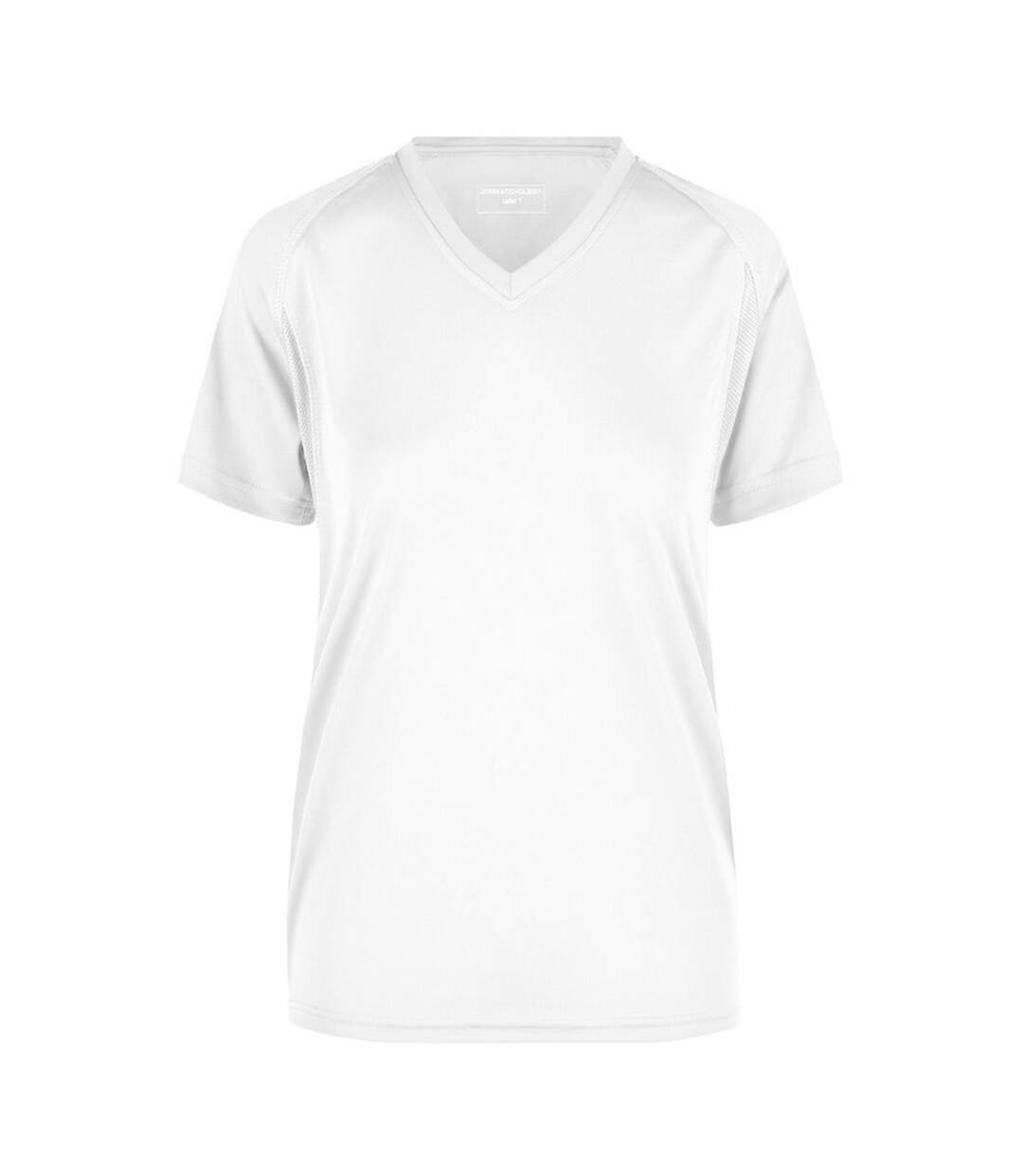 T-shirt Course À Pied Femme Blanc James And Nicholson-1