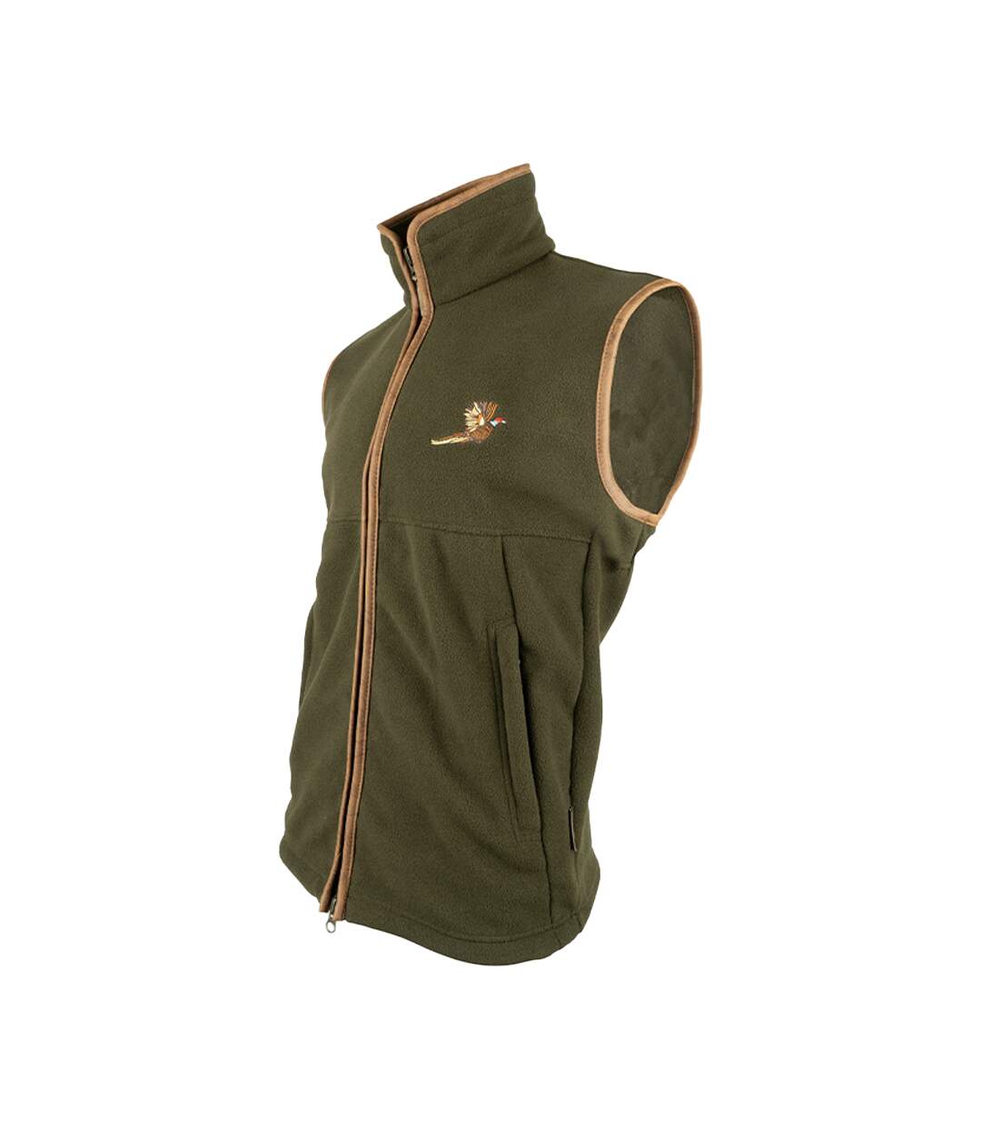 Veste Sans Manches Motif/style Faisan Countryman Homme Olive Foncé Jack Pyke-3