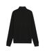 Mens Quarter Zip Jumper Black Boss-2
