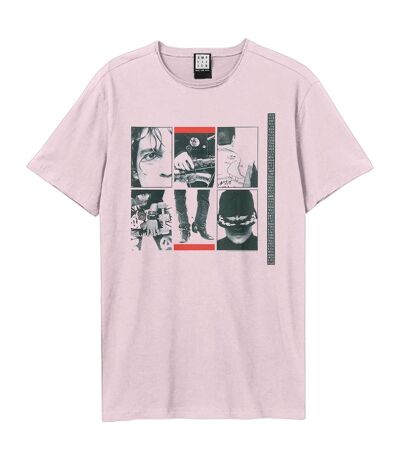 Unisex Adult Kick Inxs T-shirt Pink Amplified