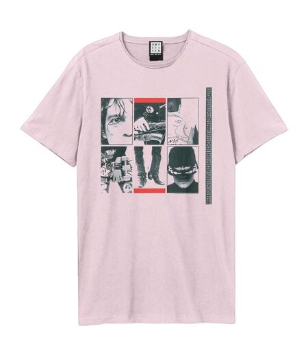 Unisex Adult Kick Inxs T-shirt Pink Amplified