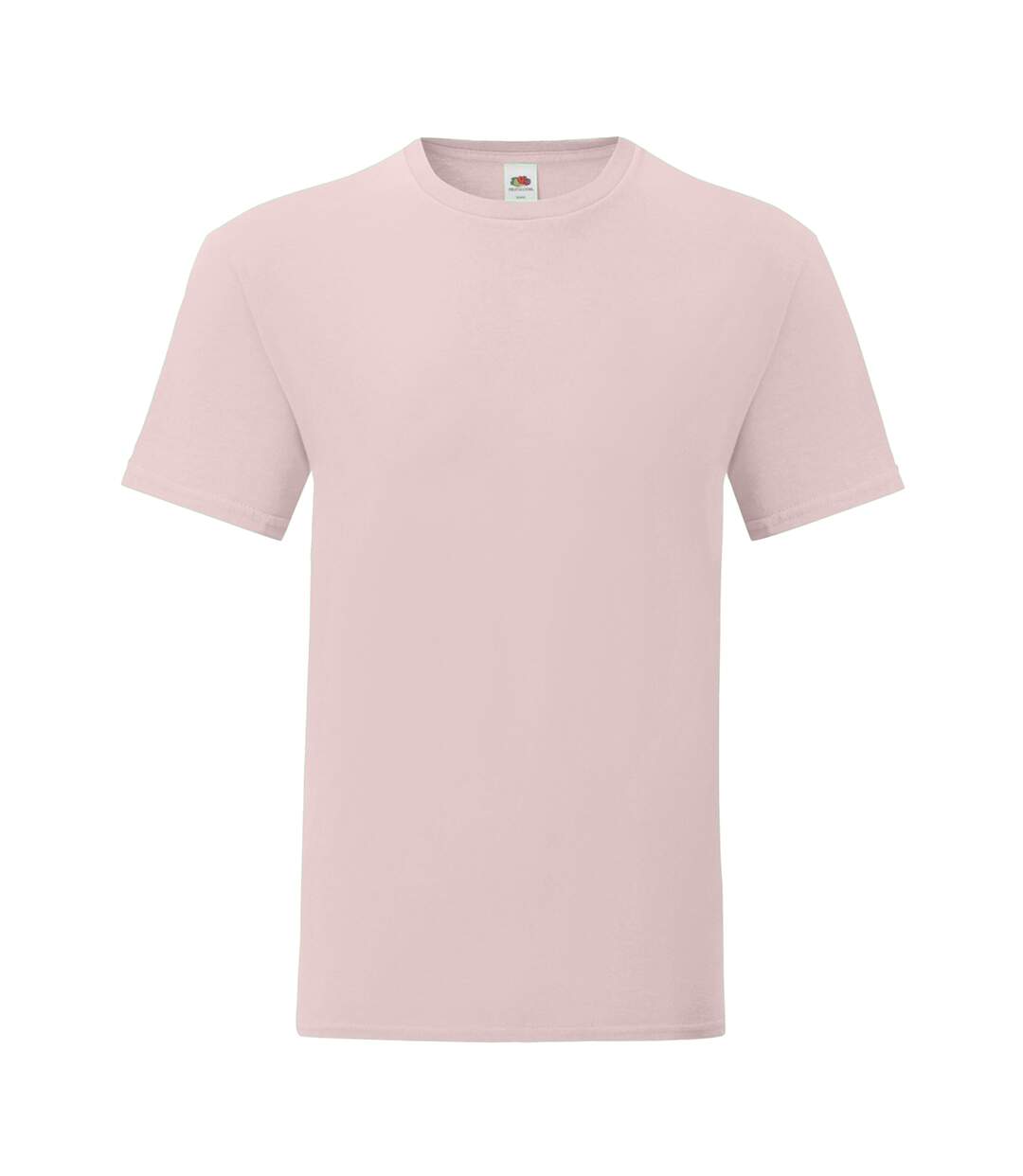 T-shirt manches courtes iconic homme rose pâle Fruit of the Loom