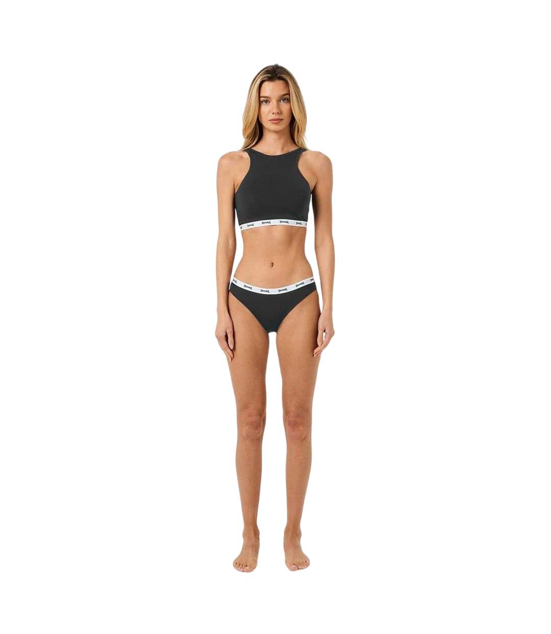 Brassière De Sport Femme Noir Lonsdale-4