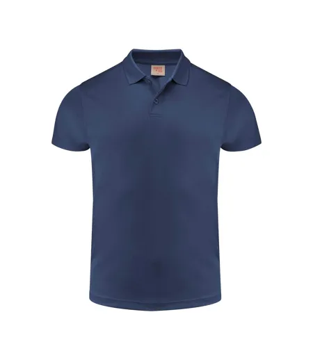 Polo Smash Homme Bleu Marine Printer RED