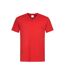Stedman - T-shirt col V - Homme (Rouge) - UTAB276