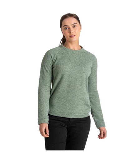 Sweat Uni À Col Ras-du-cou Nessa Femme Vert Prairie Craghoppers