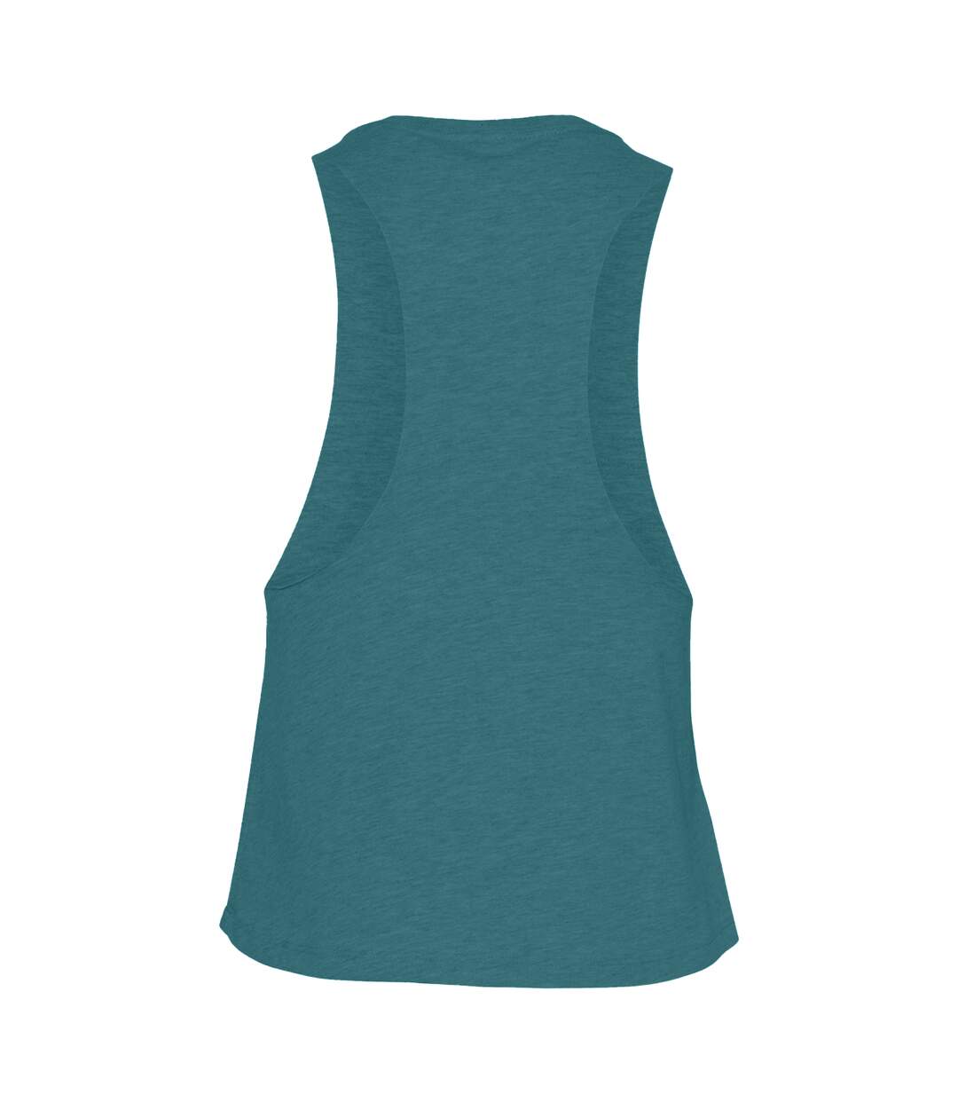 Débardeur Femme Bleu Sarcelle Foncé Chiné Bella + Canvas-2