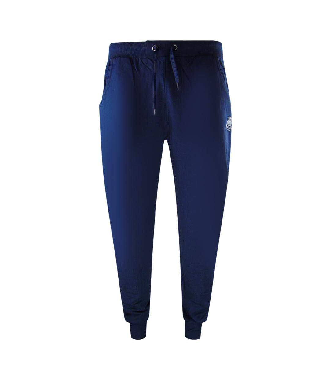 Mens Crest Tracksuit Navy Blue Aquascutum-4
