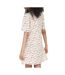 Robe à fleurs blanc/rose  femme jdy carrie-2