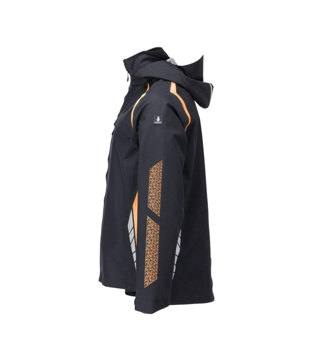Bleu Marine Foncé Orange Fluo Mascot-2