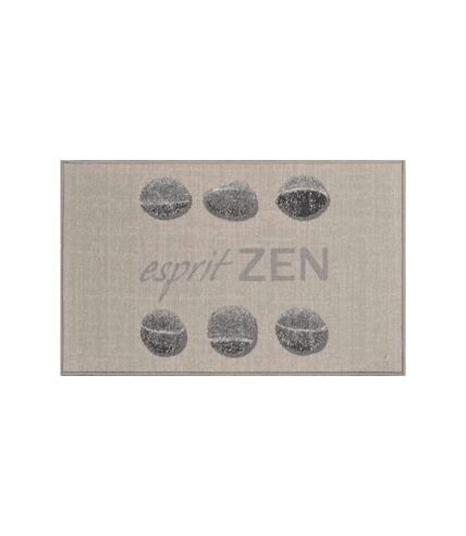 Tapis Rectangulaire Esprit Zen 50x80cm Gris