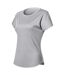 T-shirt Chance Femme Gris Malfini-3