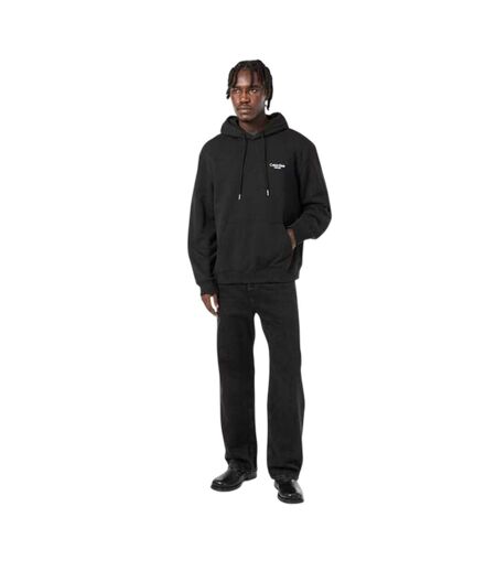 Sweat À Capuche Adulte Noir Calvin Klein