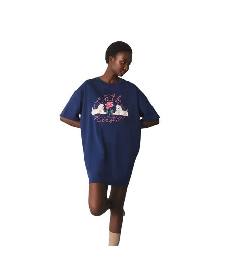 T-shirt Motif/style Chien Femme Bleu Cath Kidston
