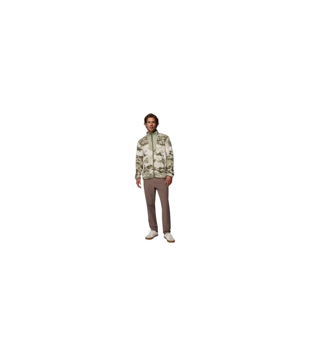 Veste Polaire Sequoia Homme Beige Foncé Camouflage Columbia-1