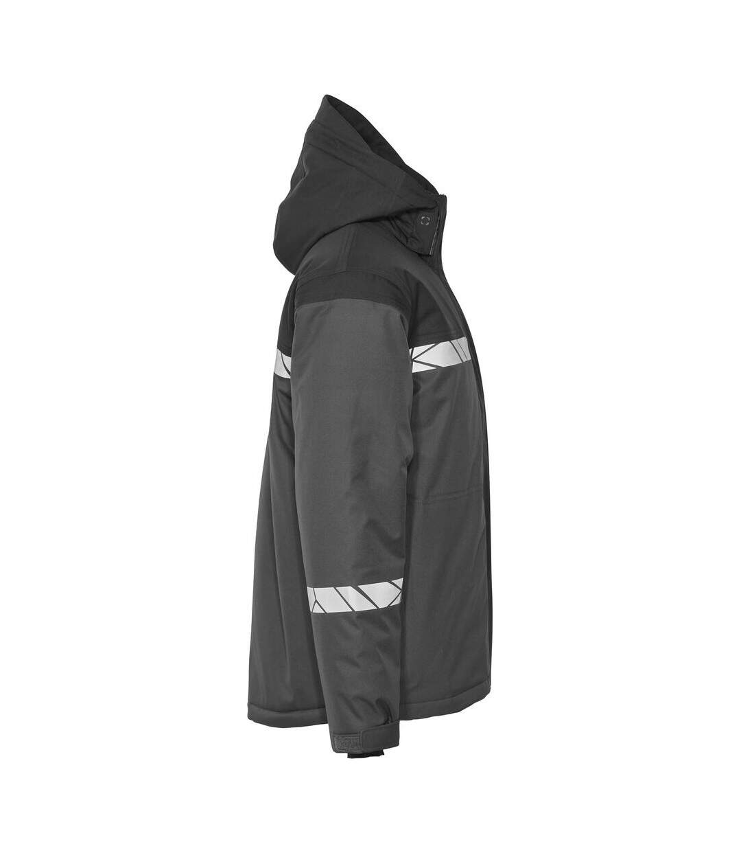 Doudoune Softshell Progression Homme Gris Noir Projob-3