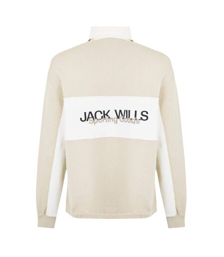 Haut De Rugby Homme Blanc Cassé Jack Wills