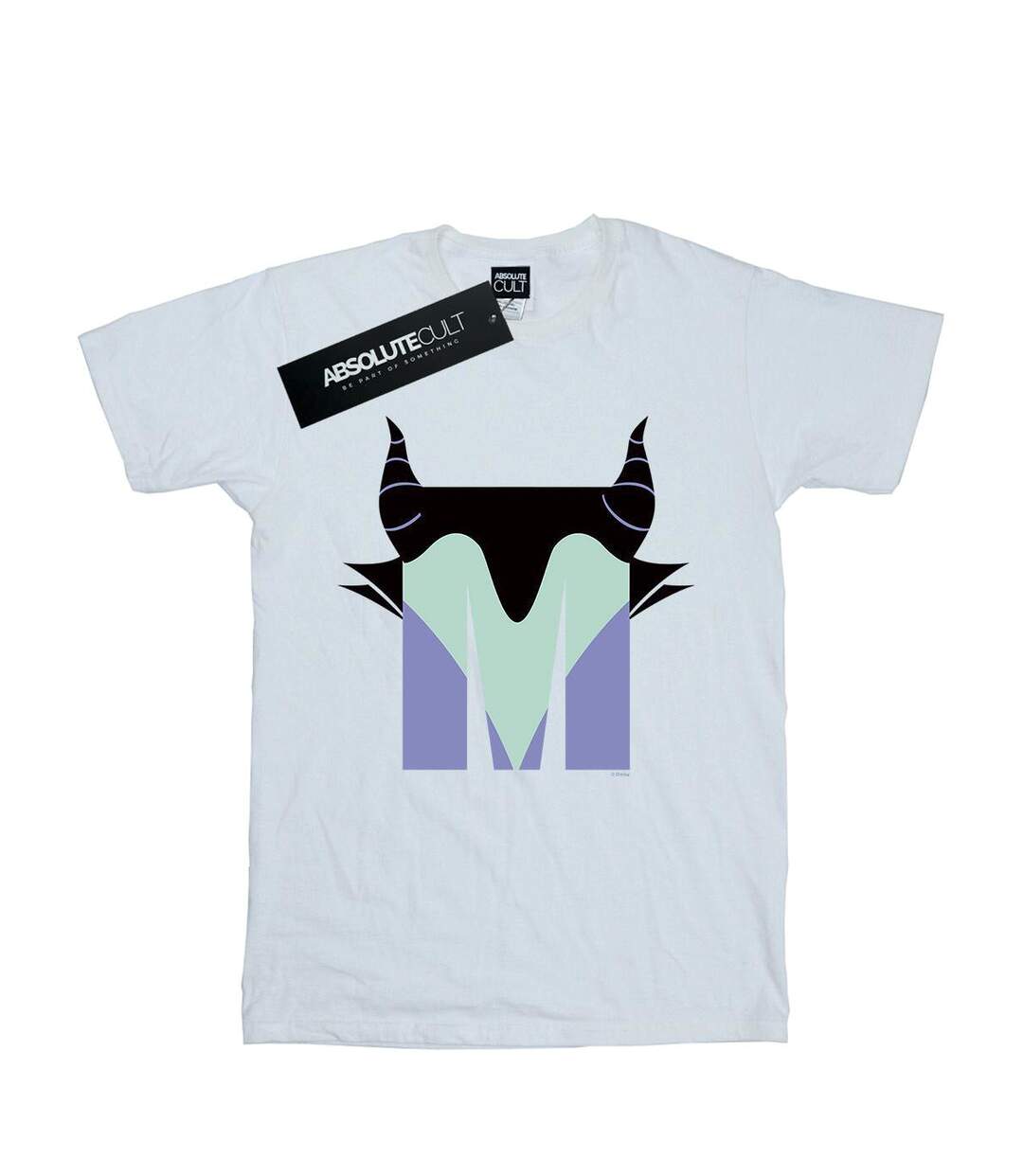 Disney - T-shirt ALPHABET M IS FOR MALEFICENT - Femme (Blanc) - UTBI16845-1