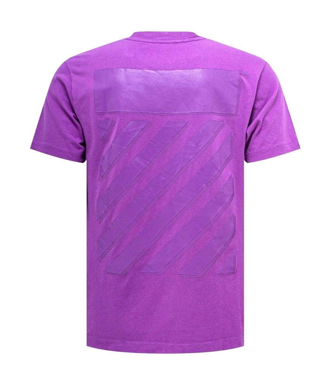 T-shirt Motif/style Diagramme Homme Mauve Orchidée Off-White-3
